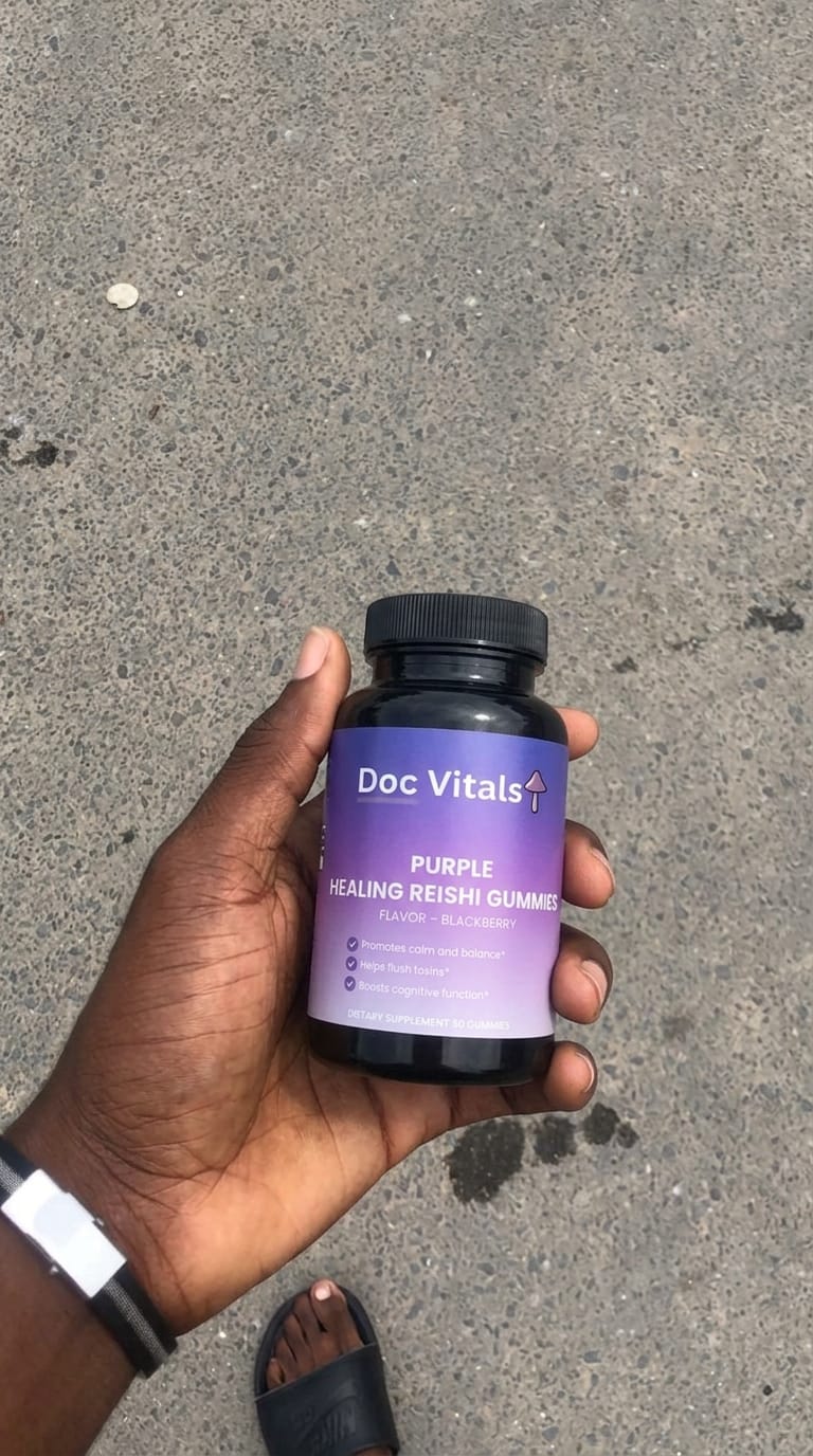 Customer photo review of Dr Sebi's Healing Purple Gummy
