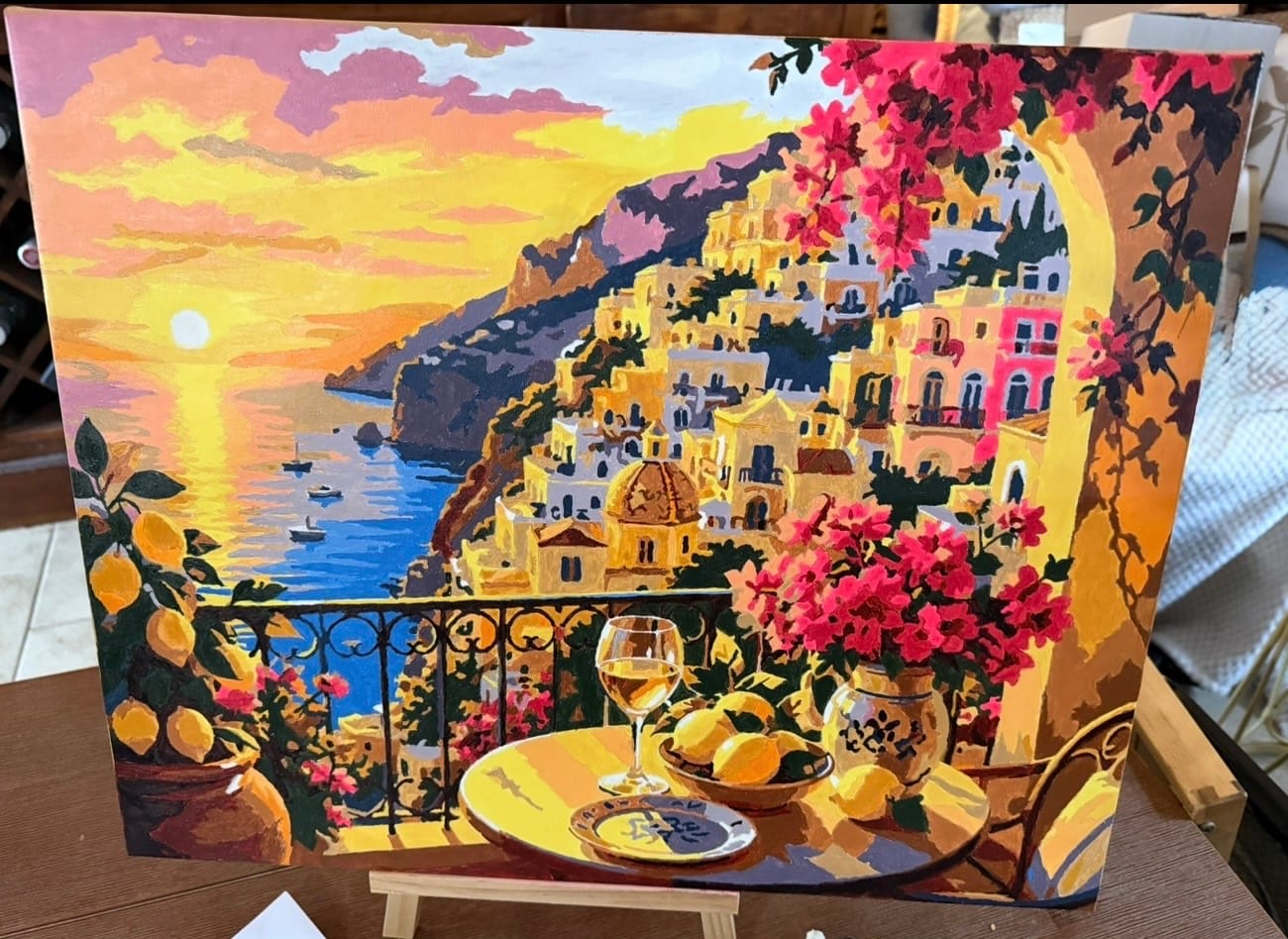Customer photo review of Amalfi Sunset