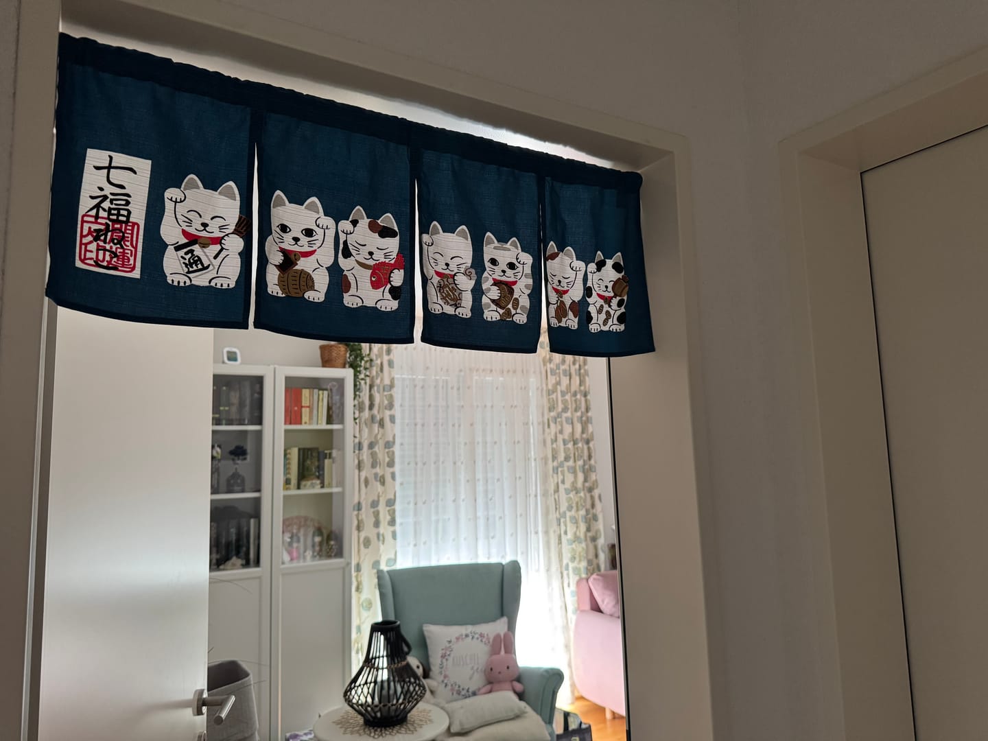 Customer photo review of Noren Kurz - Blau Neko