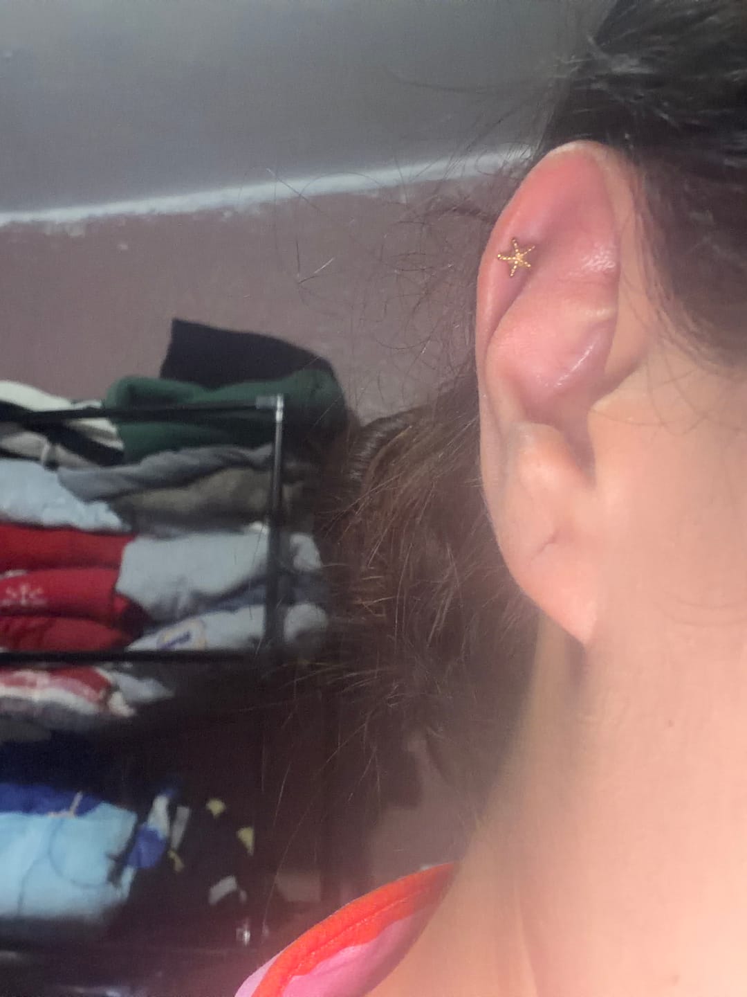 Customer photo review of Piercing Starfish