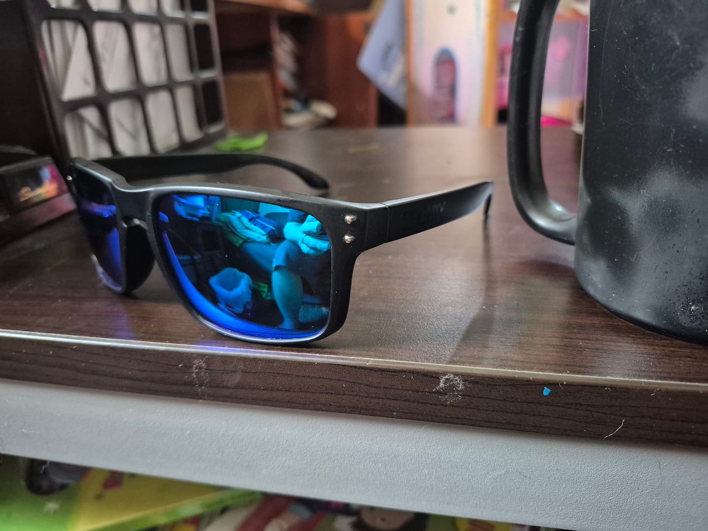 Customer photo review of 80Eighty® Polarized Sunglasses - Blue Chrome