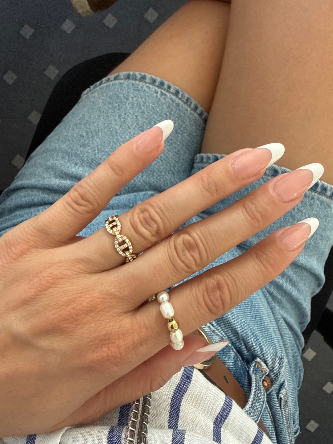 Customer photo review of Pave Flow Deluxe Ring 14K Vergoldet