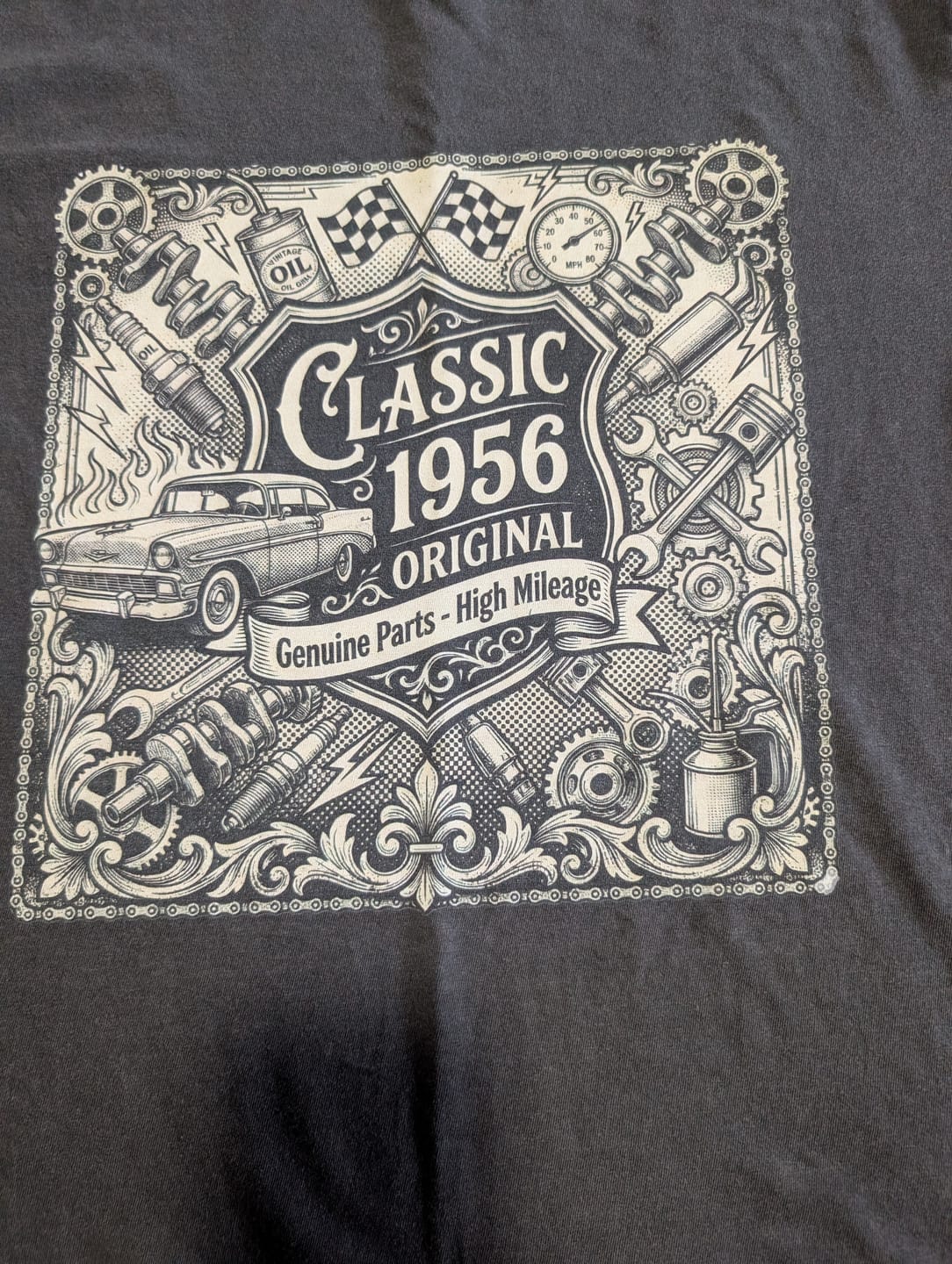 Customer photo review of Classic 1956 Original - Premium 70th Birthday T-Shirt