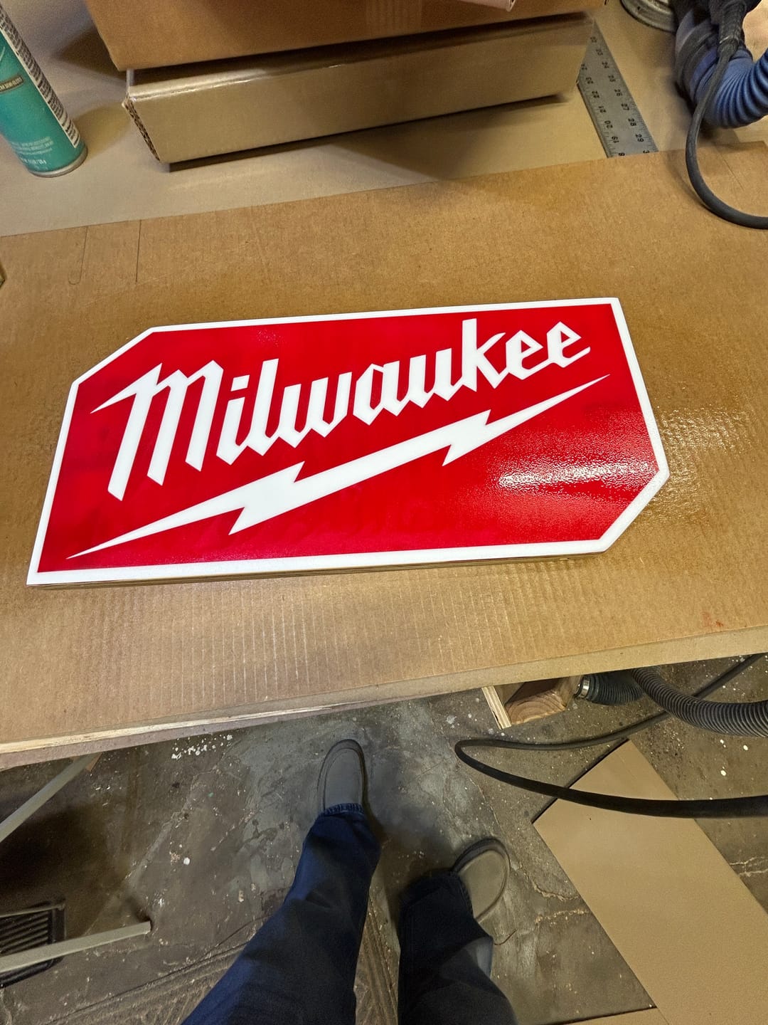 Customer photo review of 1/4'' x 1'' Downcut - 1/4'' Shank - DC221