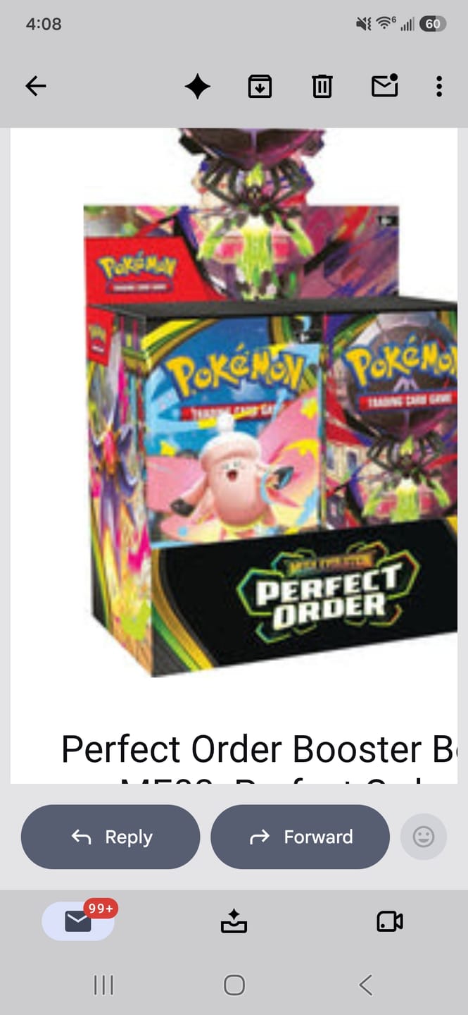 Customer photo review of Perfect Order Booster Box - ME03: Perfect Order