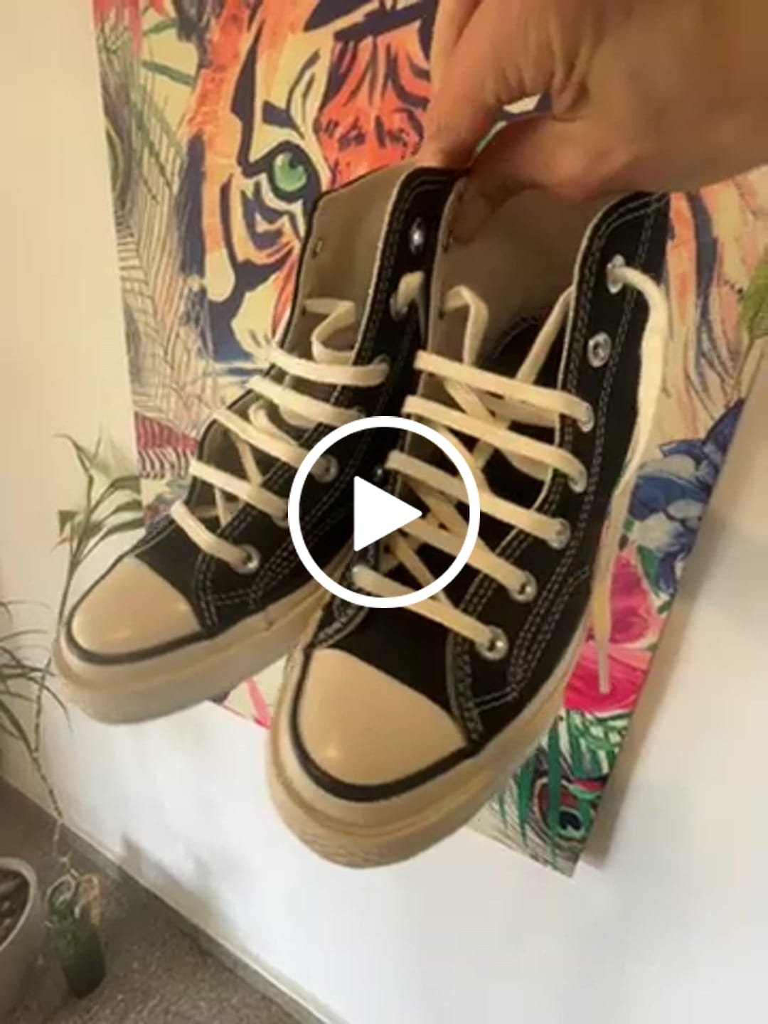 Customer video review of Zapatillas Converse Chuck 70 Hi Negro Blanco