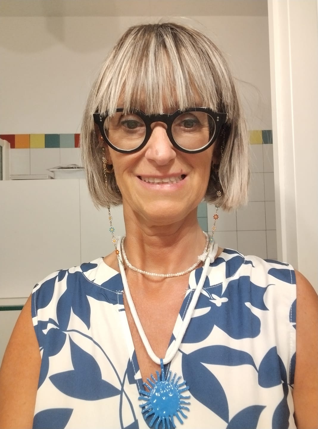 Customer photo review of CIONDOLO SOLE AZZURRO