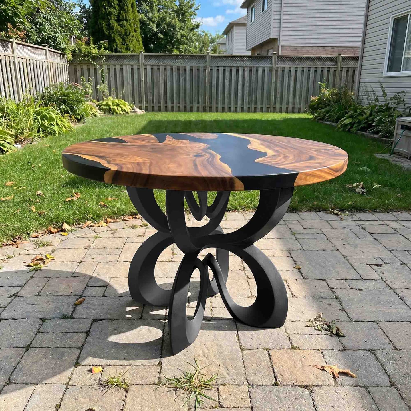 Customer photo review of Dining Table for Rustic Home Interiors - 520 Blosome