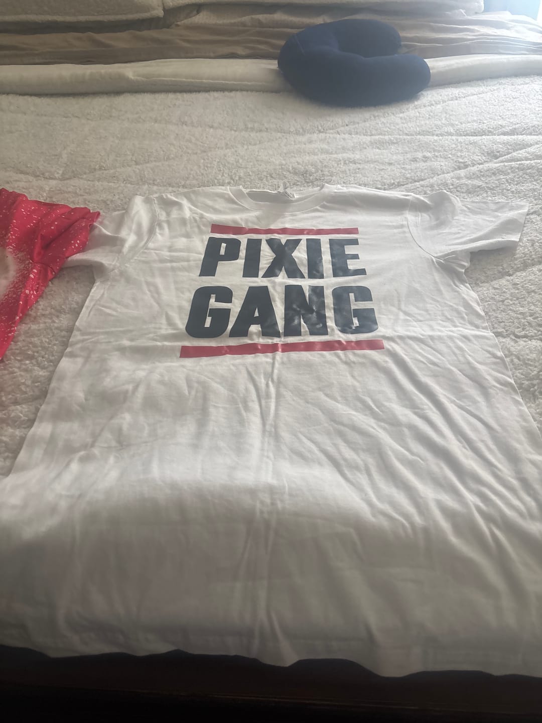 Customer photo review of Pixie Gang T-shirt (Wht)