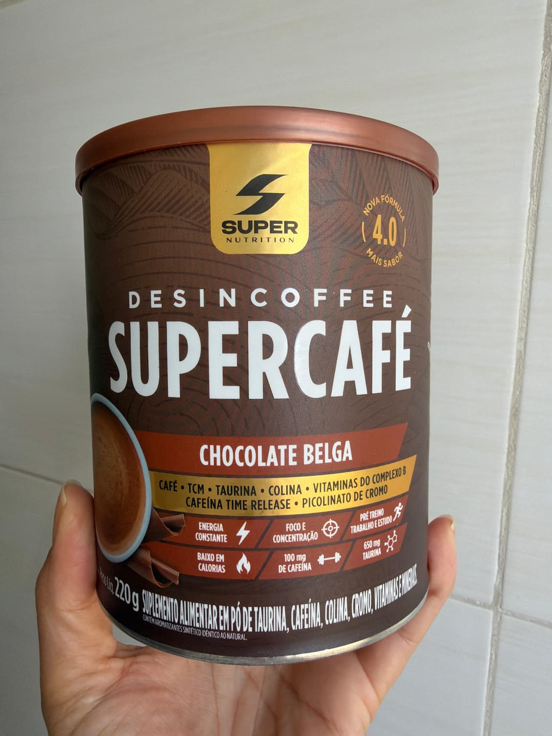 Customer photo review of Supercafé Chocolate Belga