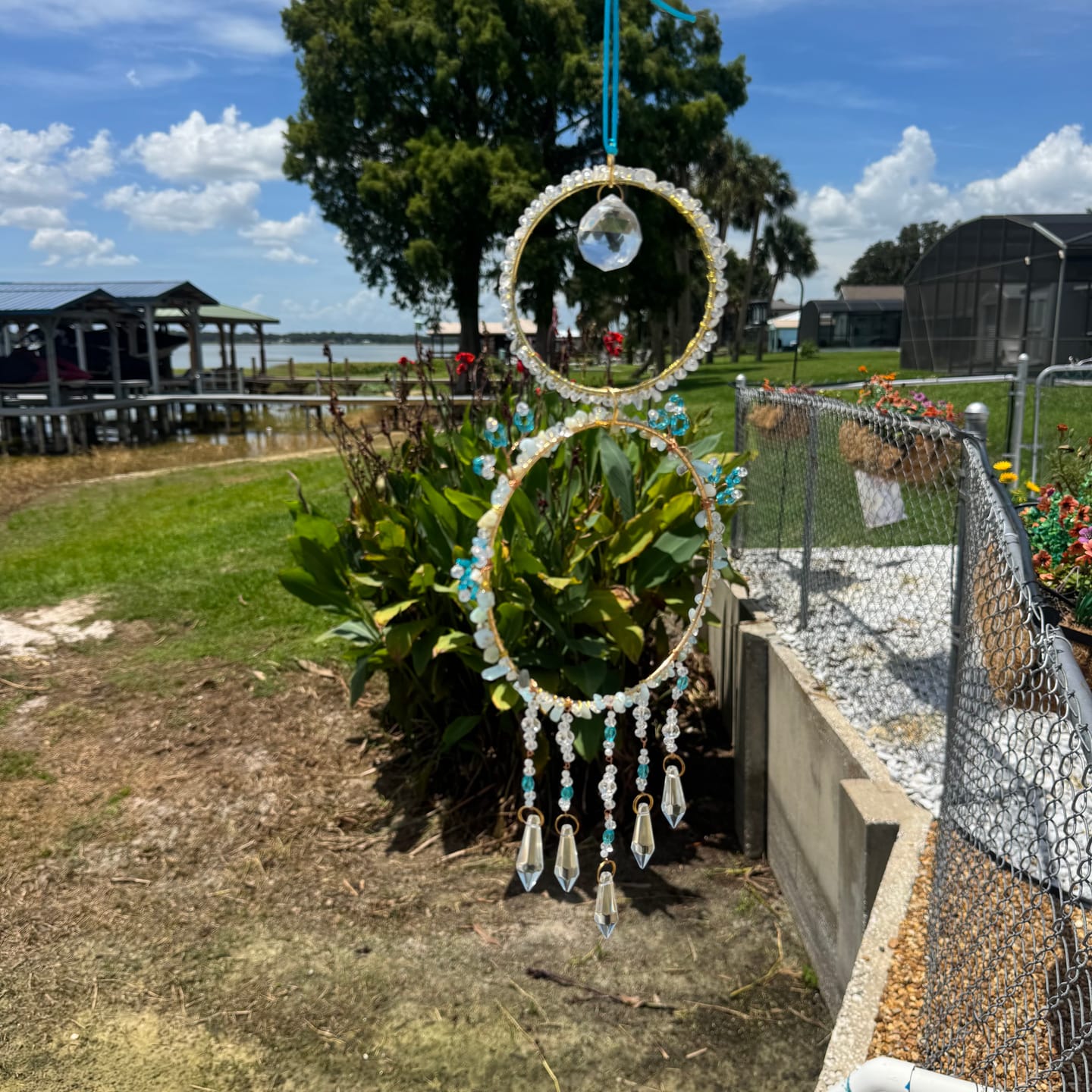 Customer photo review of 5 Simple Beginners Suncatcher Tutorials Bundle  – DIY Crystal Designs + Materials Guide
