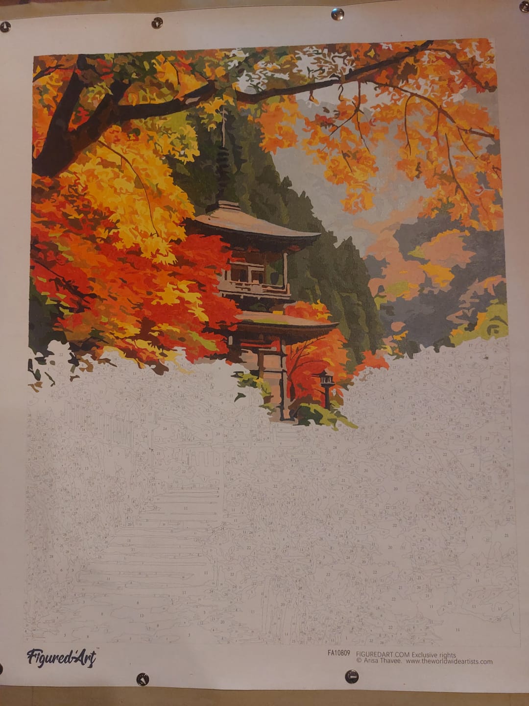 Customer photo review of Pagode japonaise en automne