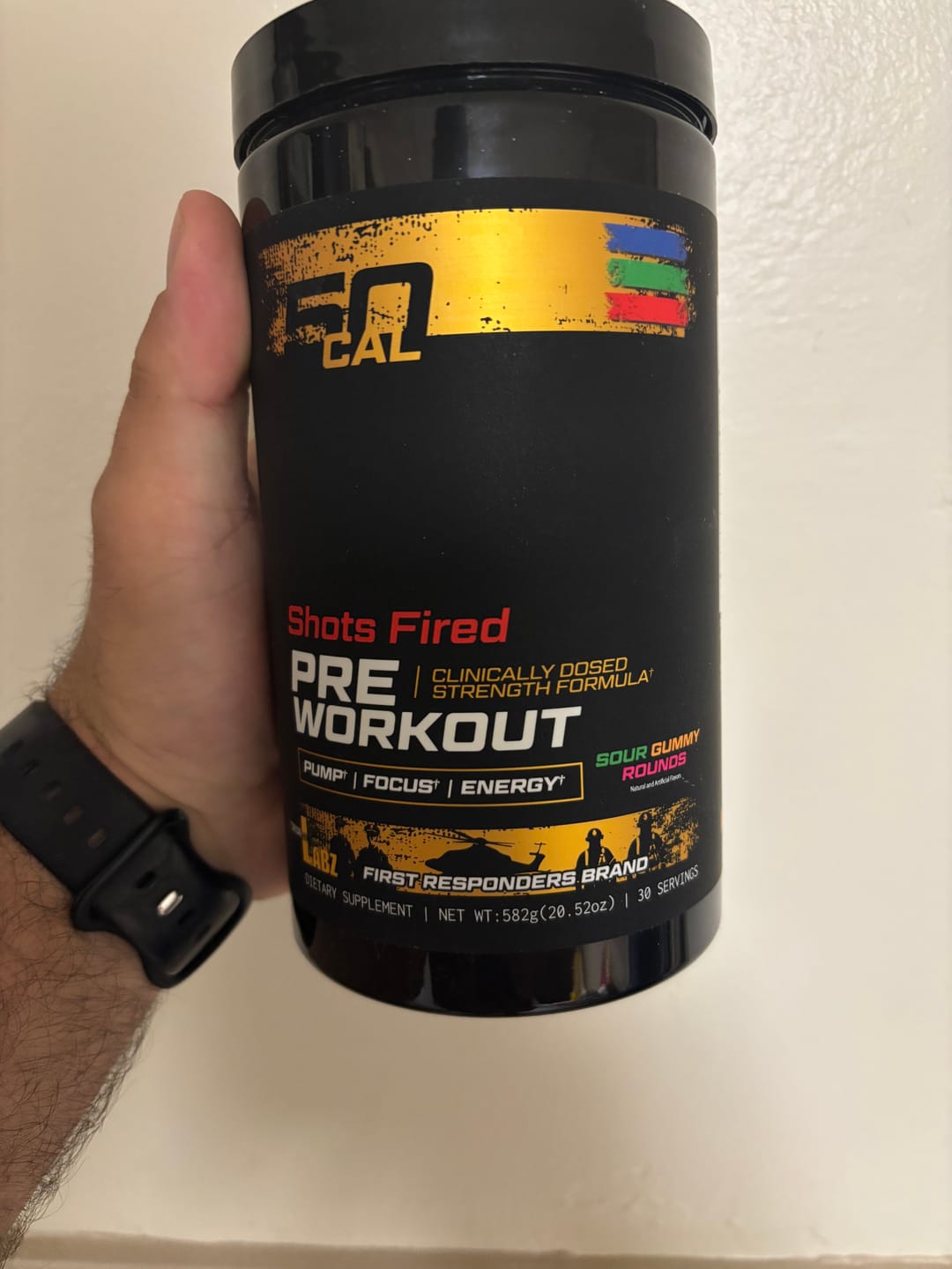 Customer photo review of Shots Fired® - PreWorkout