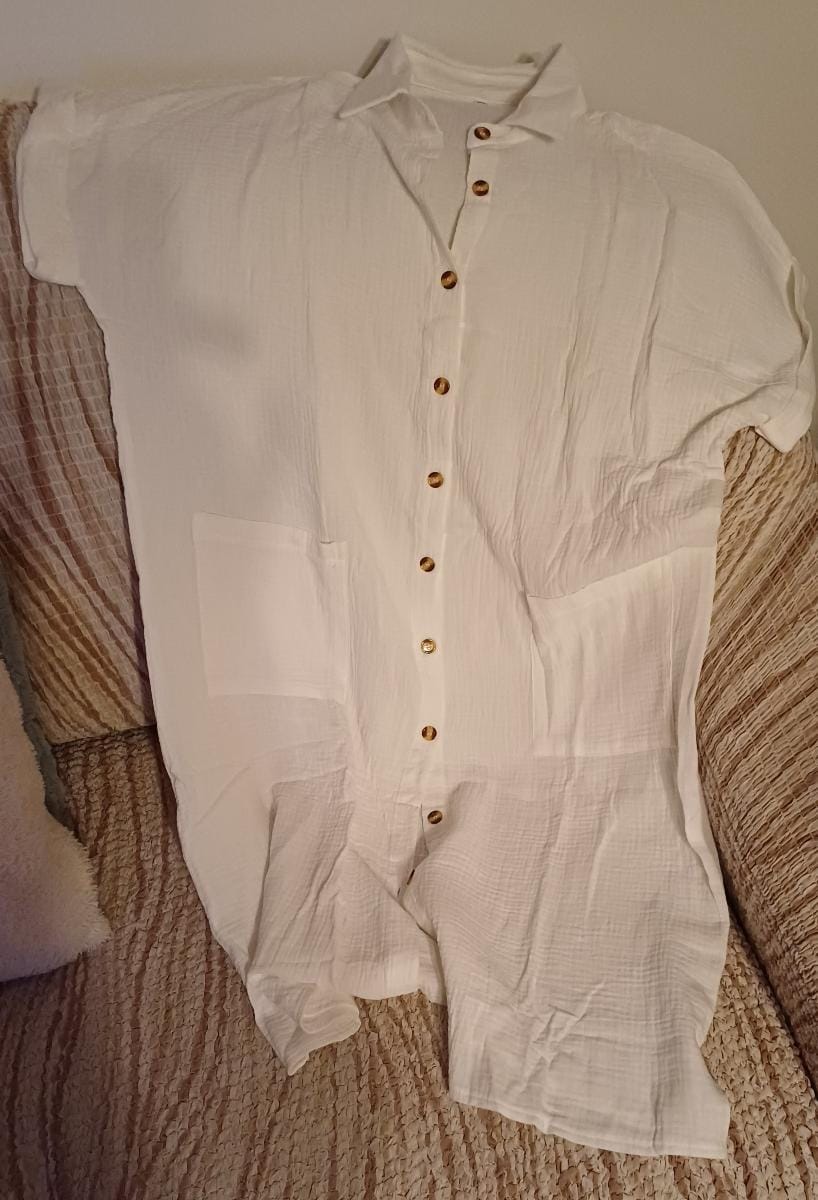 Customer photo review of Robe Chemise Fluide à Boutons