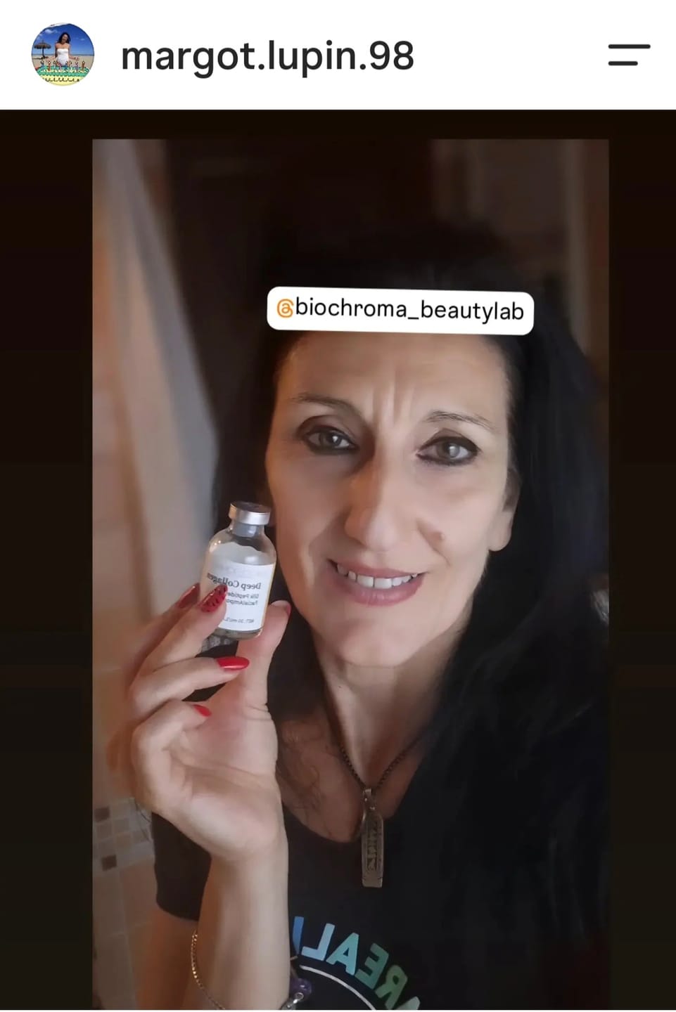 Customer photo review of BioChroma – Siero Coreano Effetto Lifting dalla Prima Applicazione