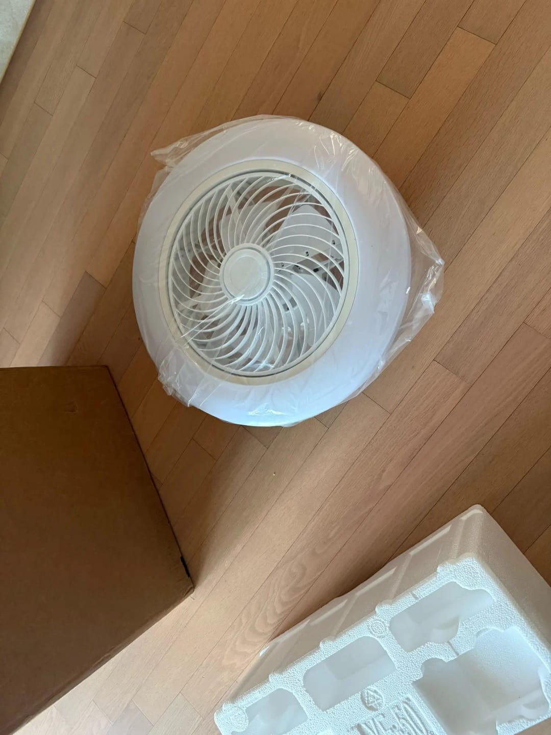Customer photo review of Integrated LED Ceiling Fan Light, Bladeless Design With Remote Control