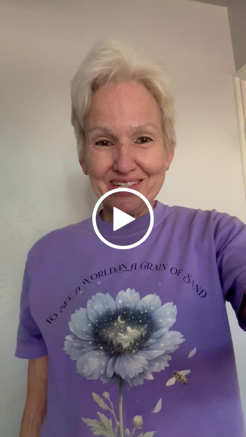 Customer video review of Heaven in a Wildflower William Blake T-Shirt