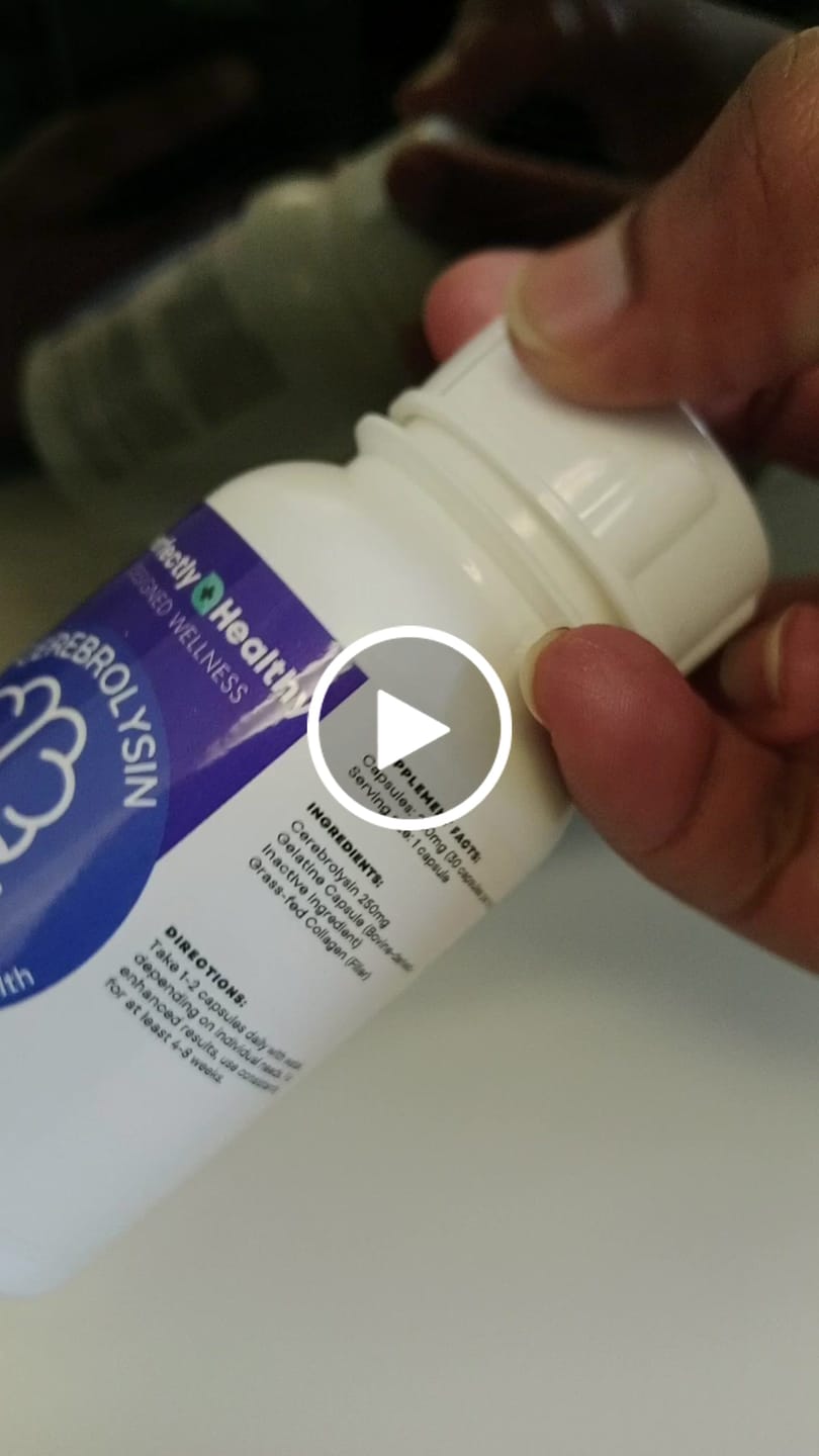 Customer video review of Cerebrolysin - Neuroregeneration and Synaptic Health