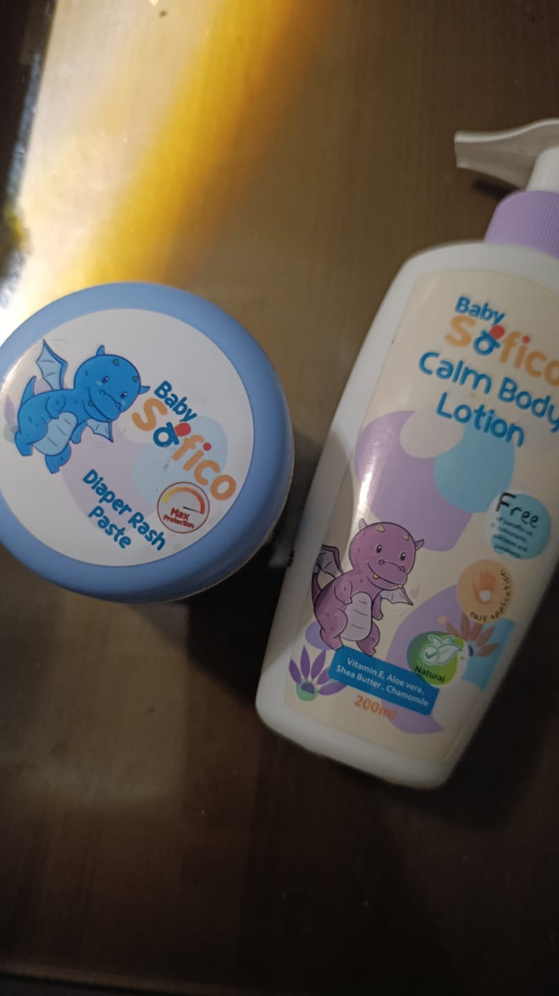 Customer photo review of Sofico Baby Diaper Rash Cream Max Strength 100 ml