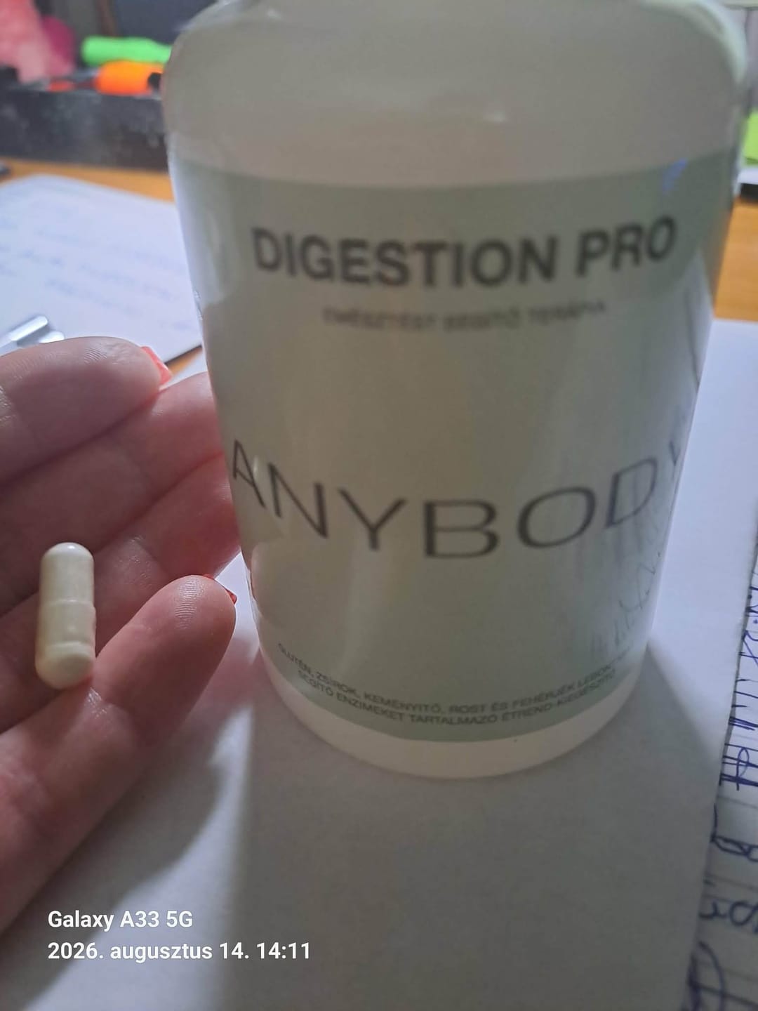 Customer photo review of Anybody Digestion Pro 30x Kúra - Emésztőenzim Komplex