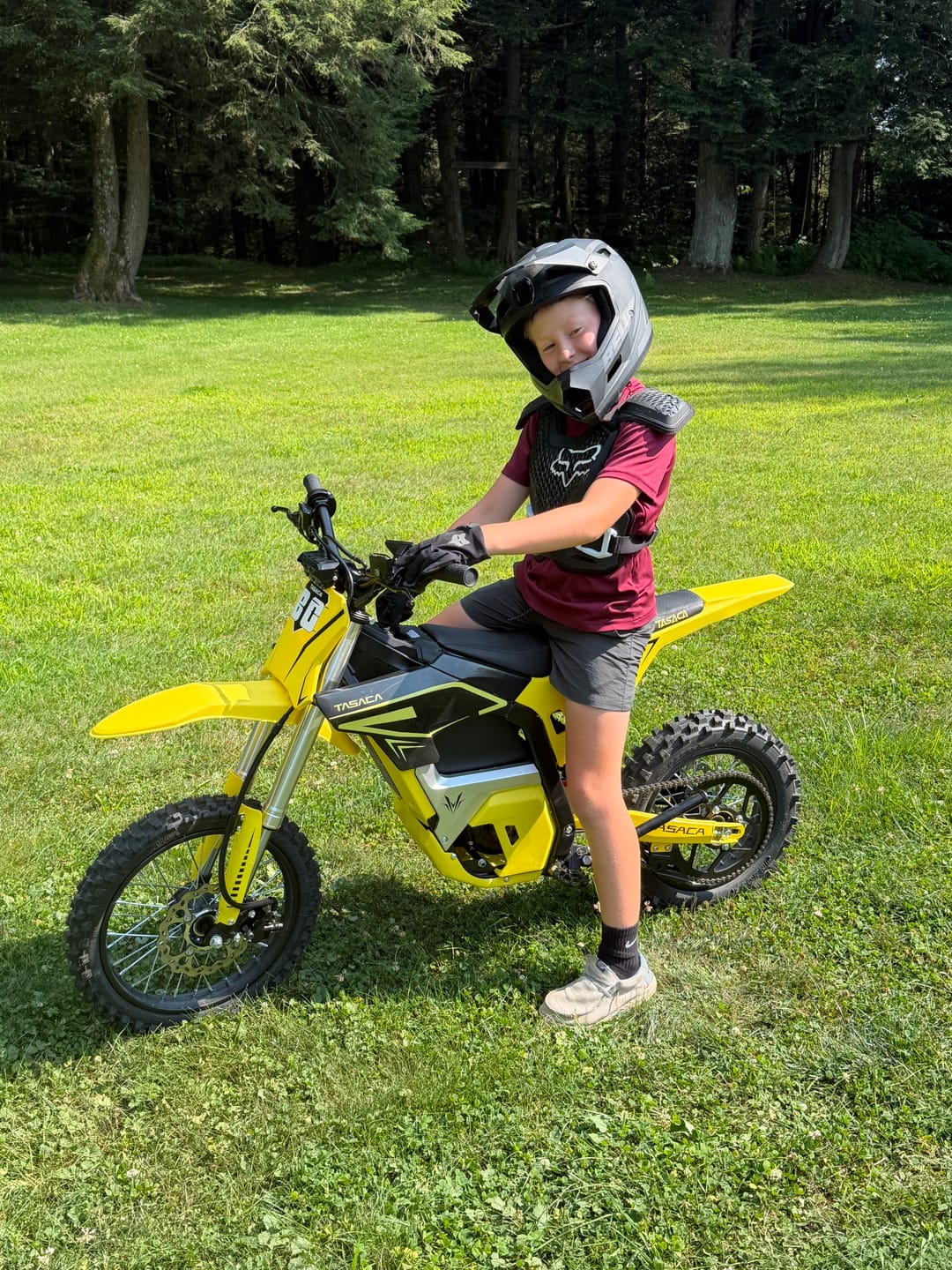 Customer photo review of Tasaca® T500 Electric Mini Dirt Bike For Teens & Adults