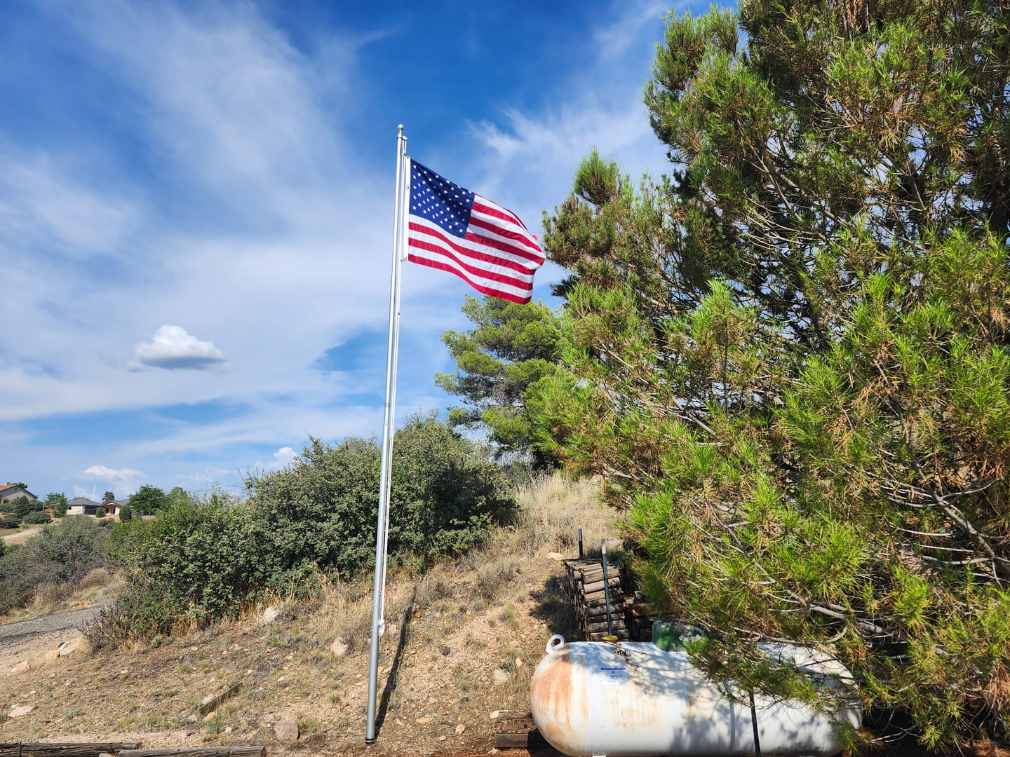 Customer photo review of 4' x 6' American Flag