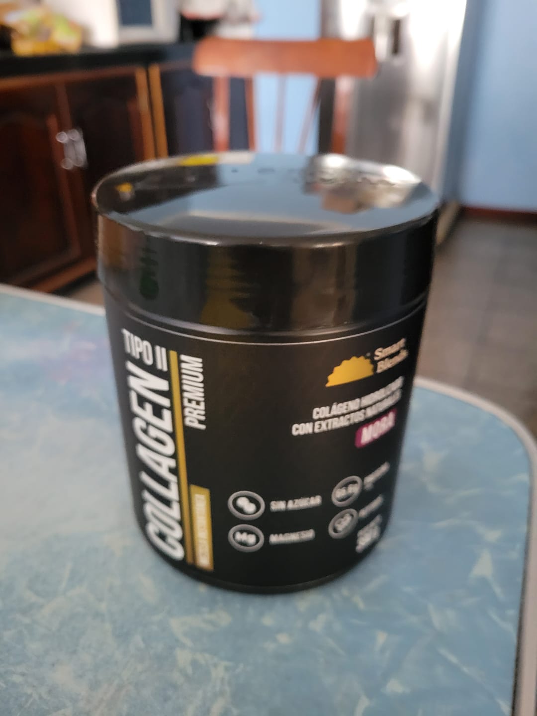 Customer photo review of Colageno Hidrolizado Tipo 2 Premium Mora 390g