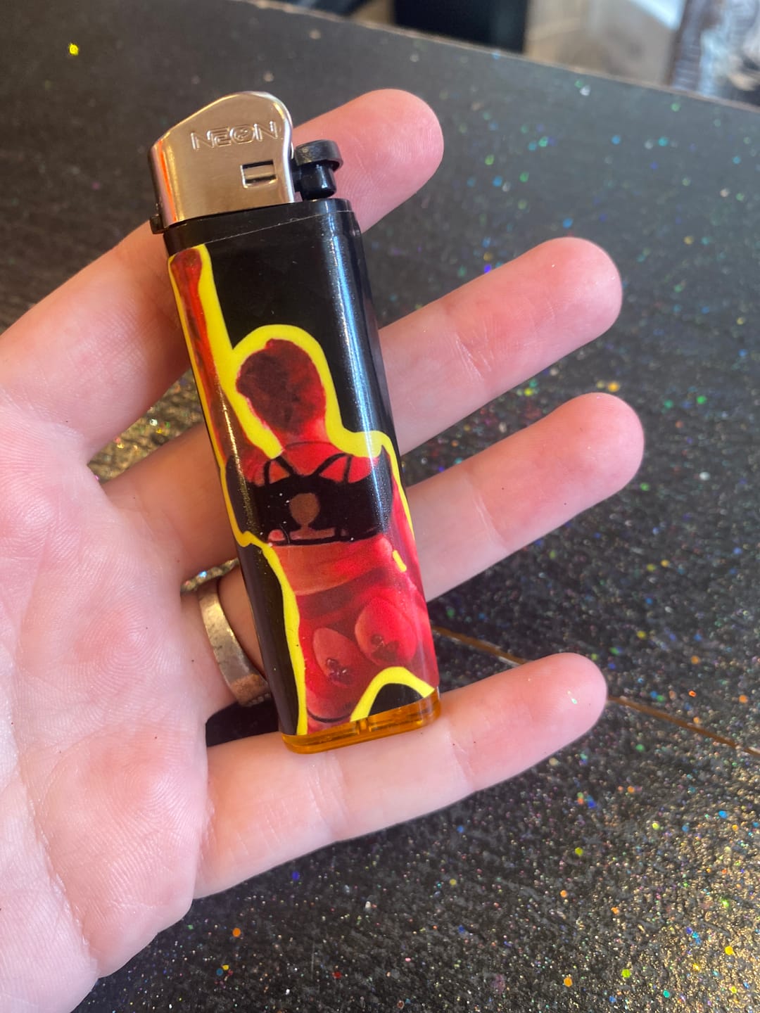 Customer photo review of Lighter Wrap Stickers