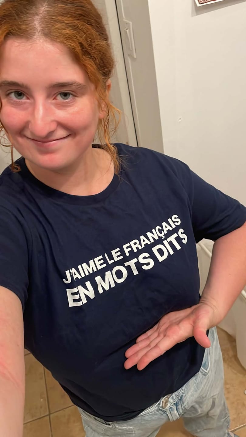 Customer photo review of T-Shirt Mots Dits