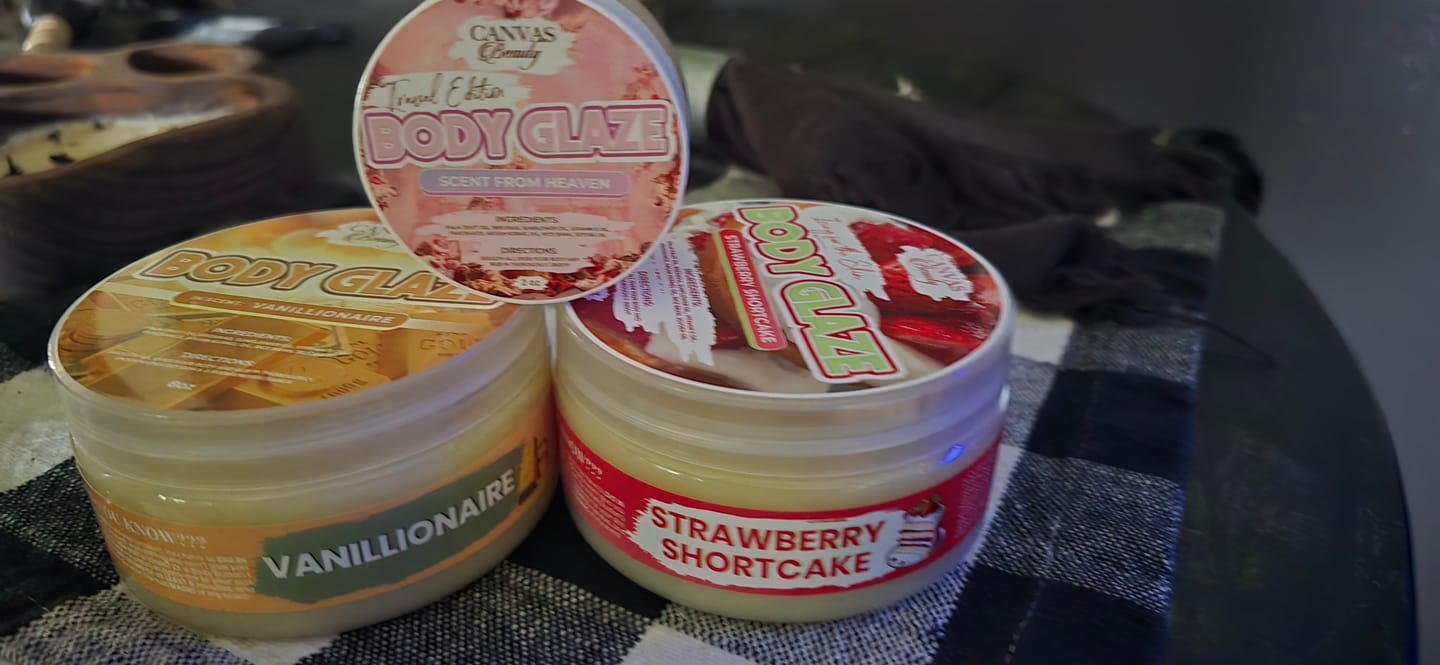 Customer photo review of BODY GLAZE: STRAWBERRY SHORTCAKE