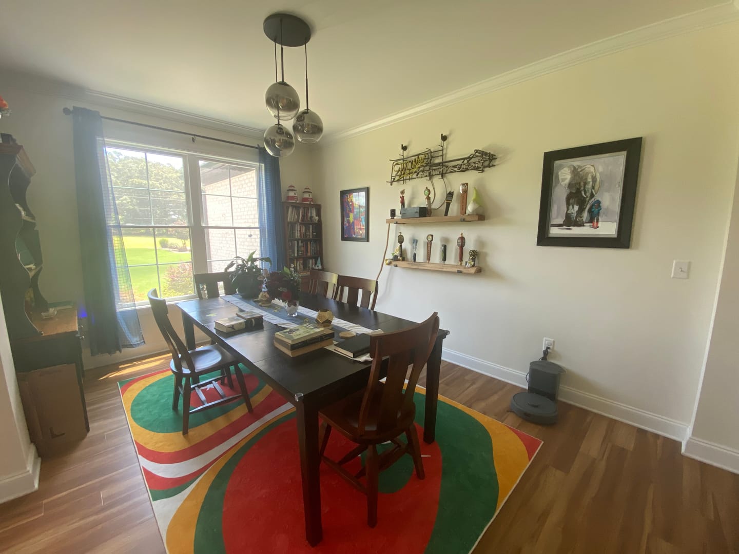 Customer photo review of Tomato Twist Abstract Area Rug by Zoe Wodarz