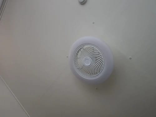 Customer photo review of Integrated LED Ceiling Fan Light, Bladeless Design With Remote Control