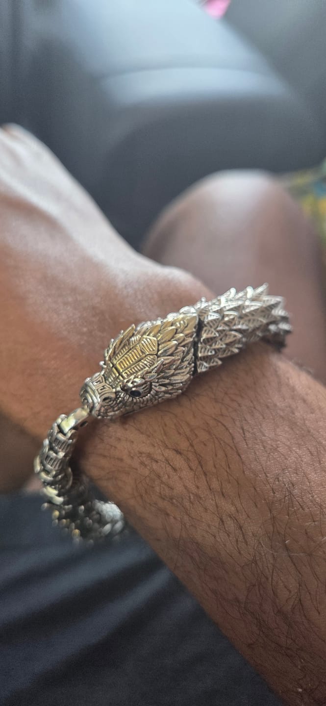Customer photo review of Jörmungandr - The World Serpent Bracelet