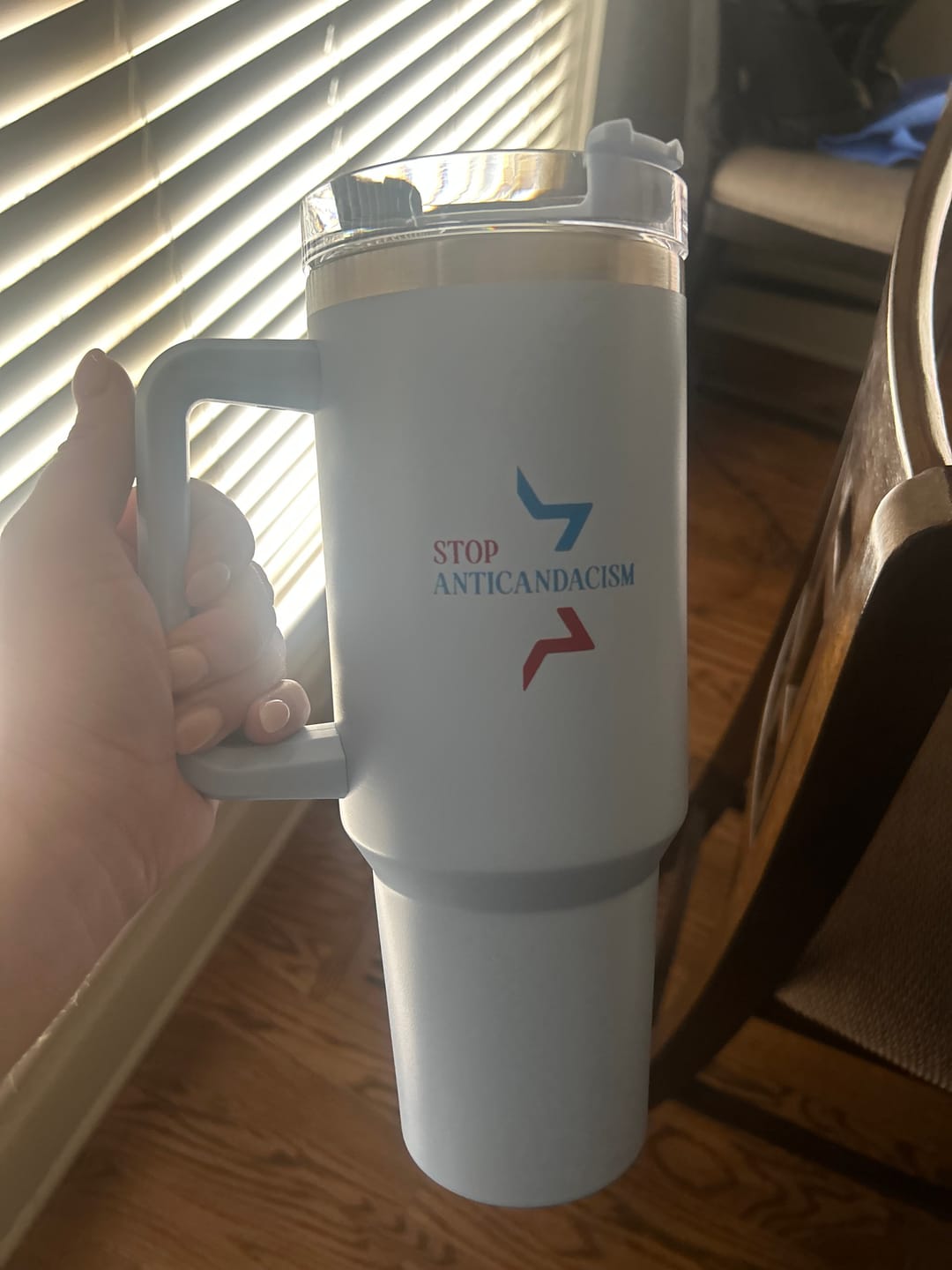 Customer photo review of Stop Anticandacism Cup