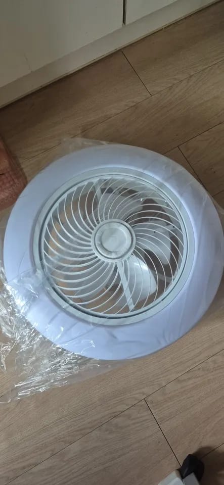 Customer photo review of Integrated LED Ceiling Fan Light, Bladeless Design With Remote Control