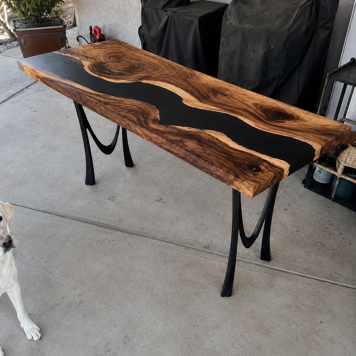 Customer photo review of Console Table for Modern Home Furniture - 402 Mavie