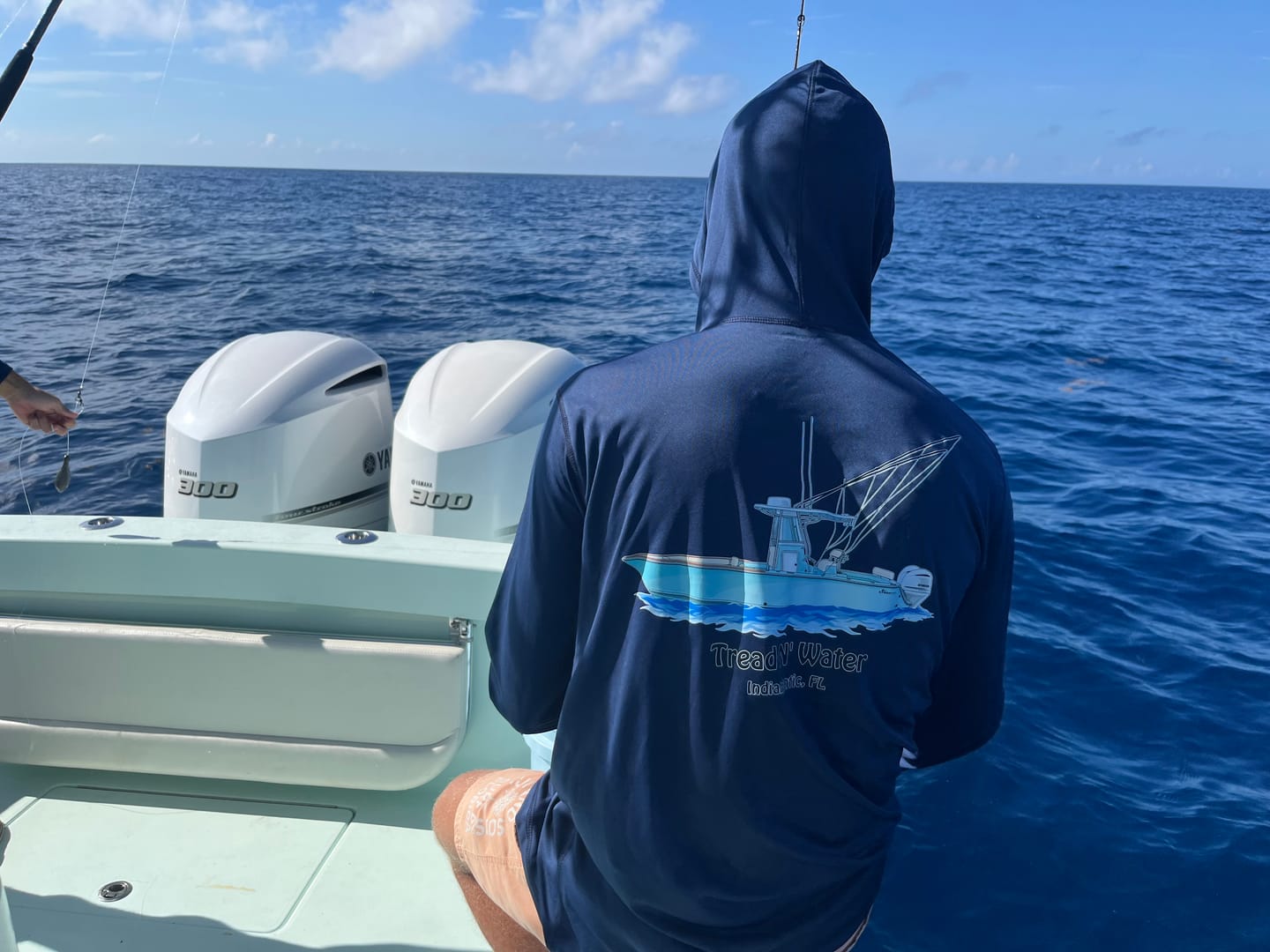 Customer photo review of Custom Dri-Fit Fishing Hoodies