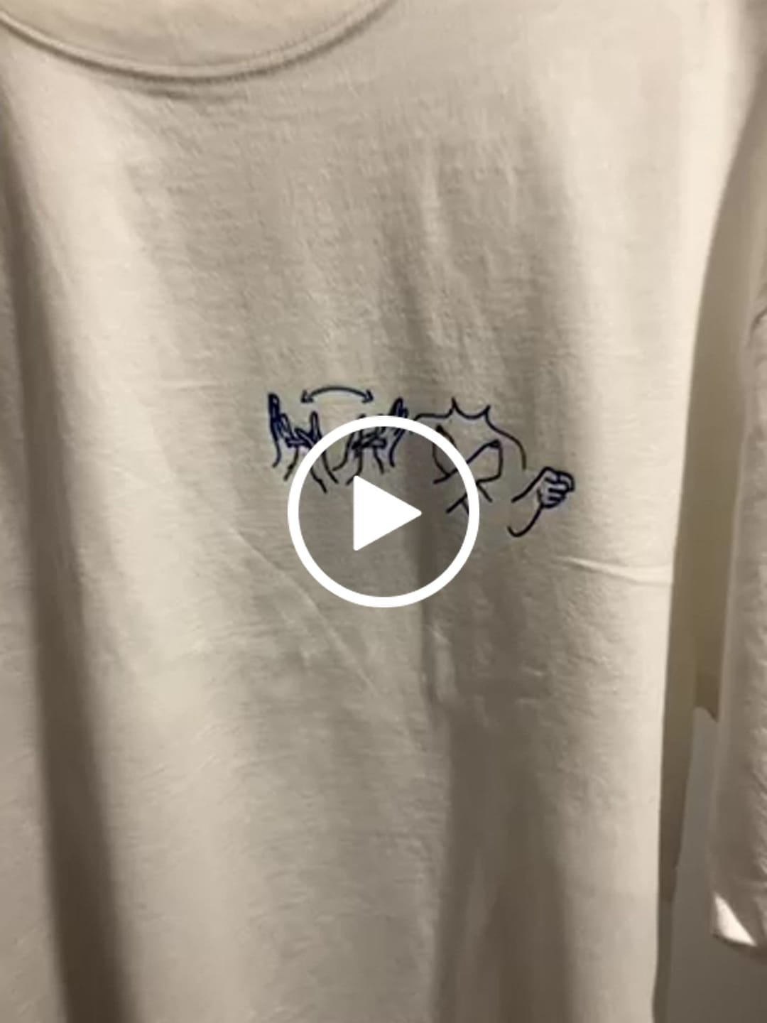 Customer video review of JESUS LOVES YOU ASL T-SHIRT