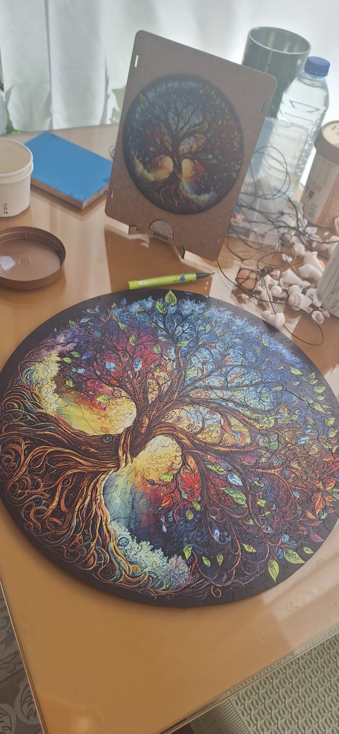 Customer photo review of Hayat Ağacı - Ahşap Puzzle