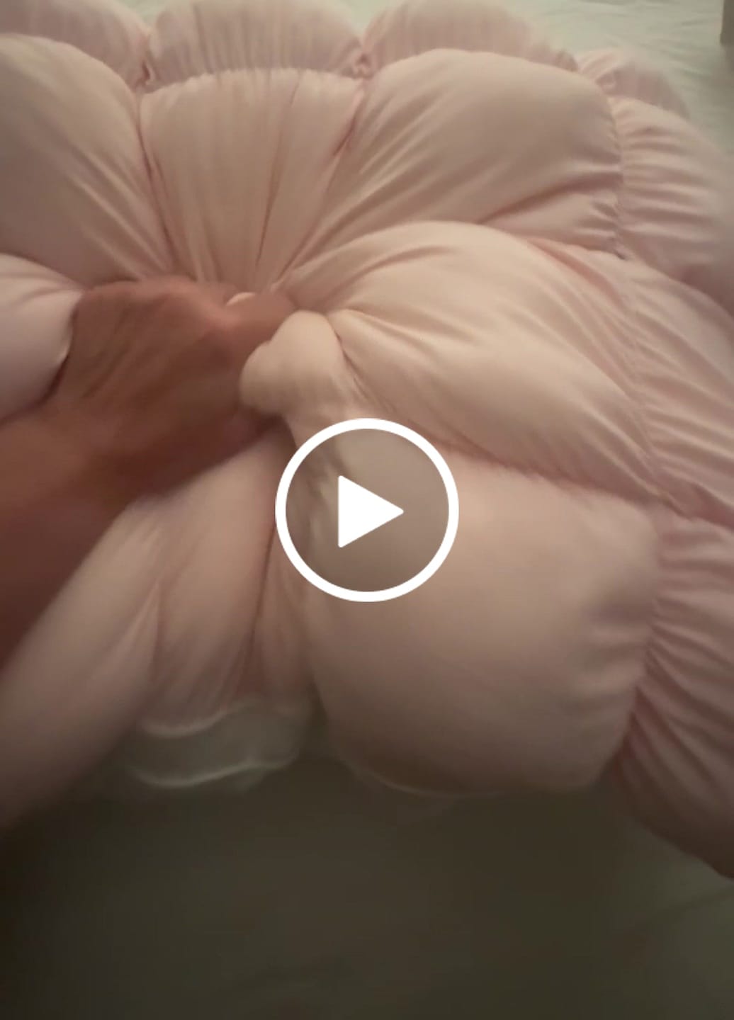 Customer video review of Puff Pillow