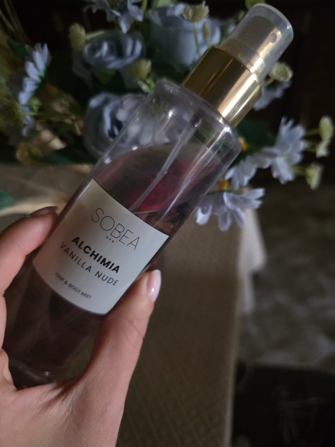 Customer photo review of ALCHIMIA Hair & Body Mist
