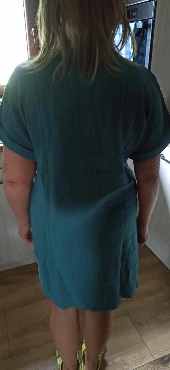 Customer photo review of Robe Chemise Fluide à Boutons