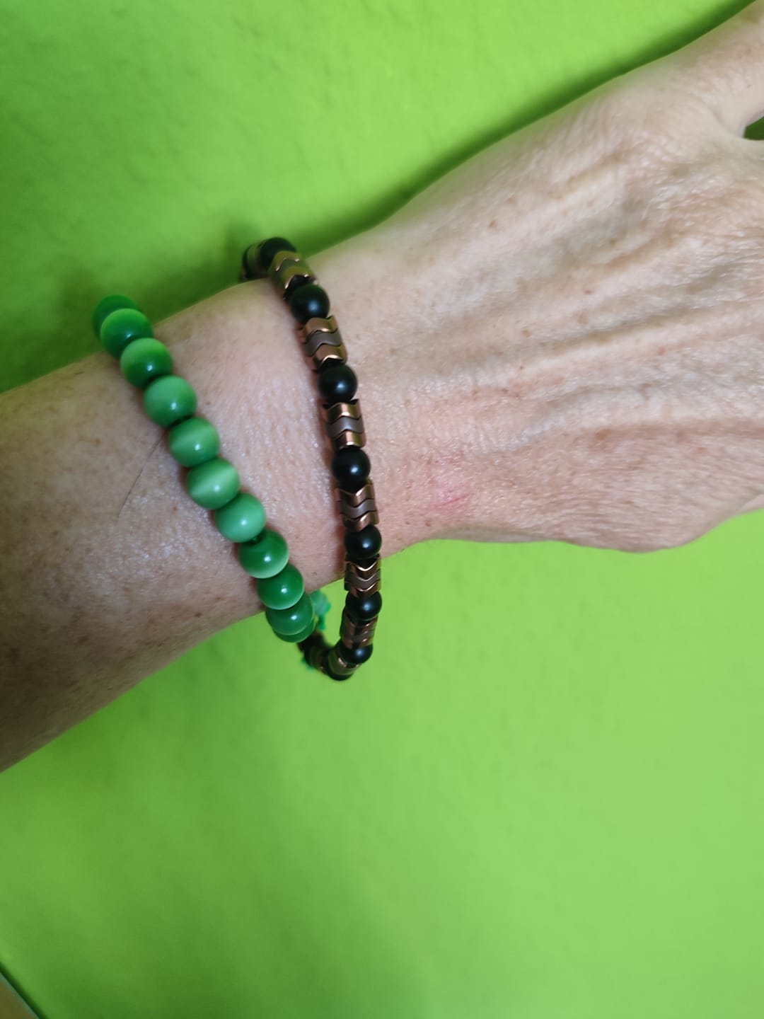 Customer photo review of Obsidian Armband - Power