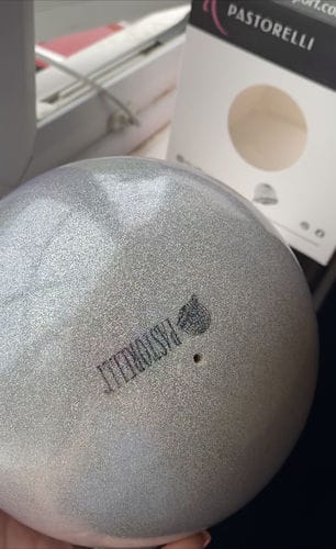 Customer photo review of Ballon PASTORELLI avec paillettes ombrées (18cm)