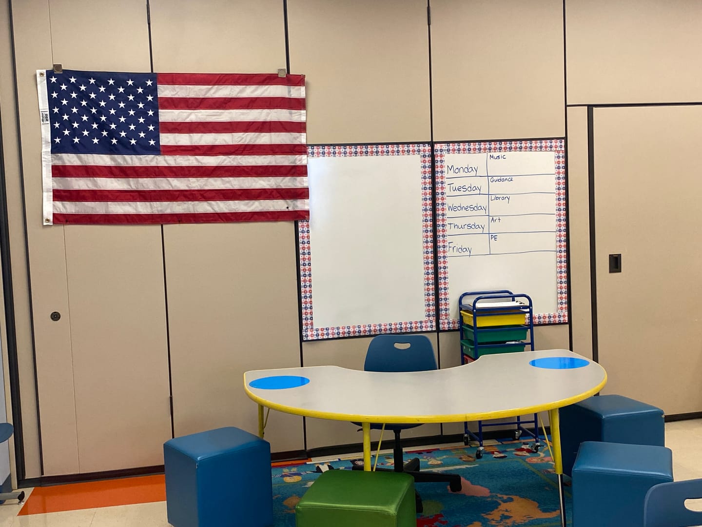 Customer photo review of Classroom Initiative 3' x 5 ' American Flag