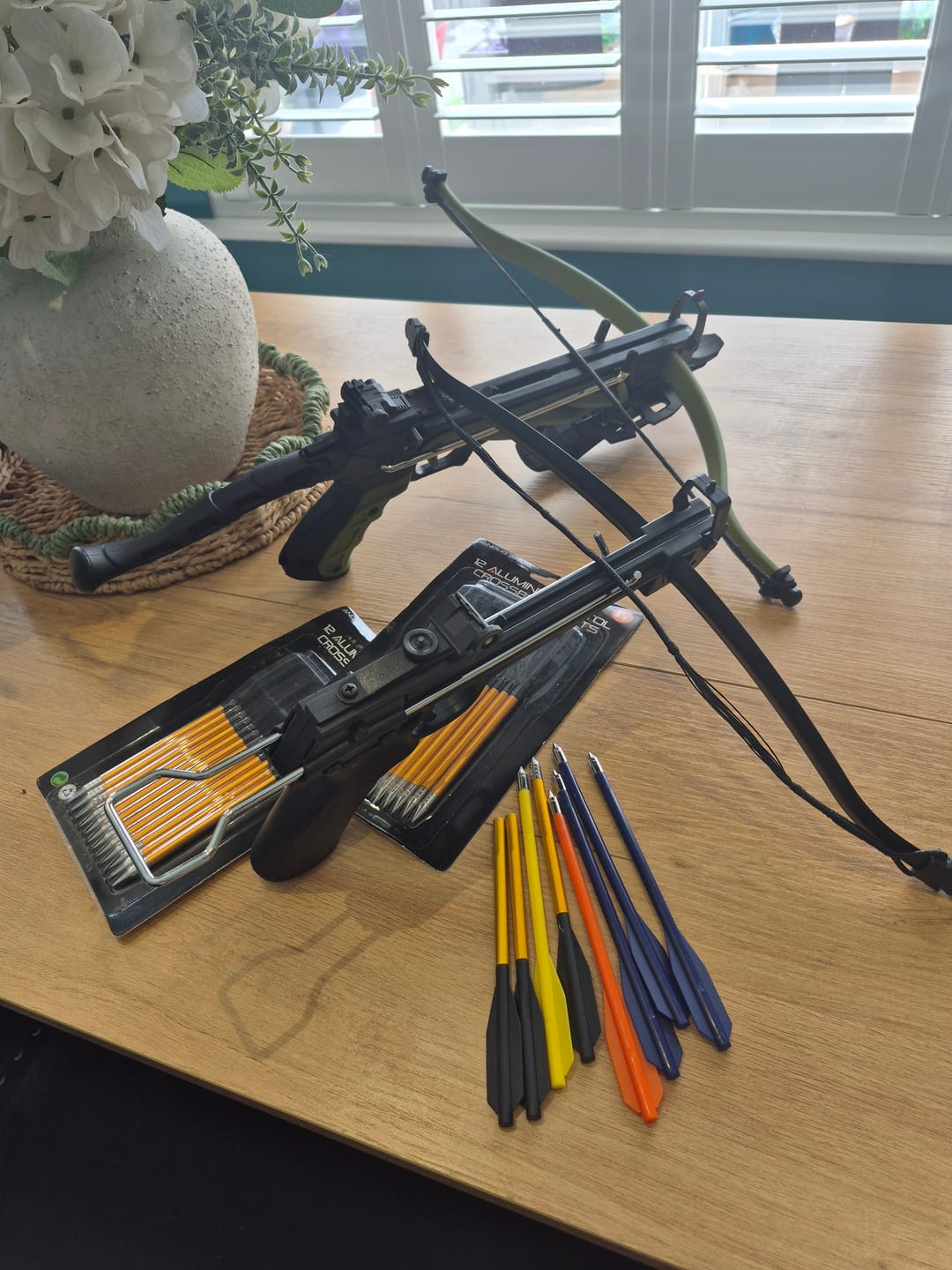 Customer photo review of Mantis Self Cocking Aluminium 80lb Crossbow