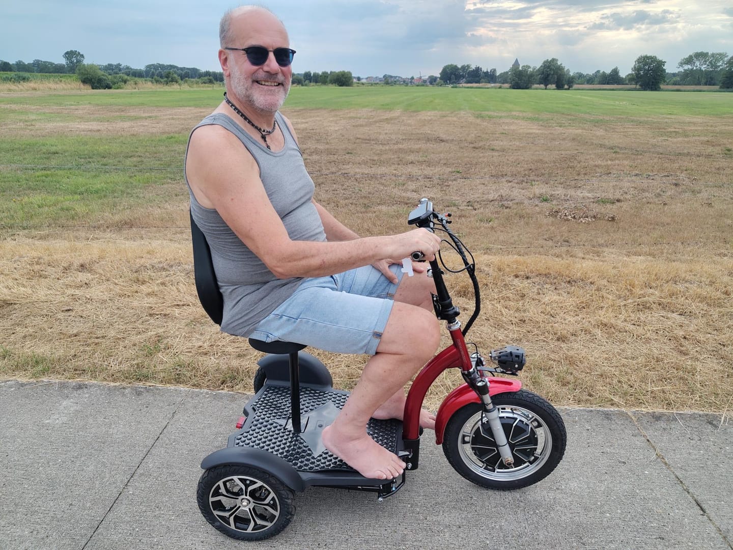 Customer photo review of Scooter électrique à 3 roues 500w pour PMR et Séniors - Modèle Movo500