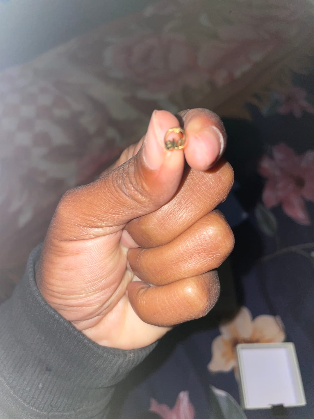 Customer photo review of Mini Era Logo Studs