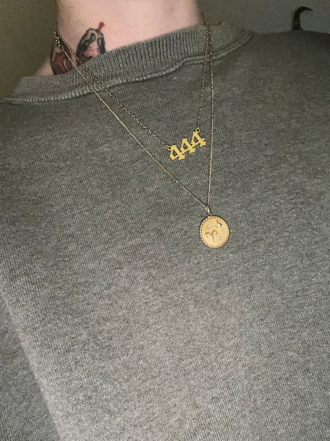 Customer photo review of Angel Number Necklace