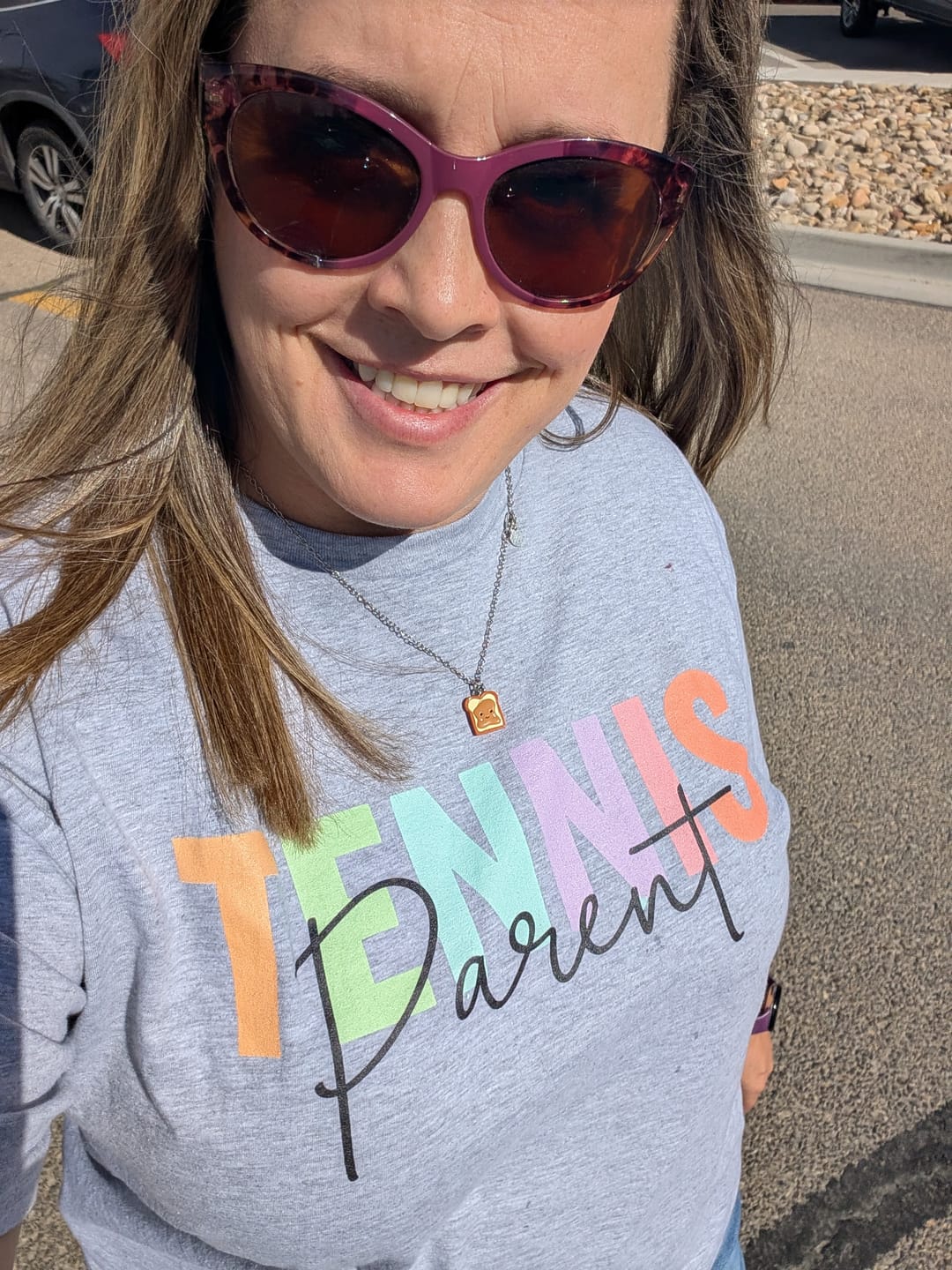 Customer photo review of Tennis Parent T-Shirt